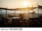 Querim Beach. North Goa. Пляж Керим (2017 год). Стоковое фото, фотограф Константин Смилга / Фотобанк Лори