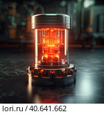 Micro Nuclear Reactor. Стоковое AI-изображение, AI-художник Кирилл Черезов / Фотобанк Лори