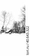 Зима в деревне. Стоковое фото, фотограф Лазарев Артем / Фотобанк Лори