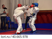 Championship in army hand-to-hand combat (2017 год). Редакционное фото, фотограф Анна Кривицкая / Фотобанк Лори