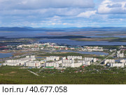 Мончегорск Мурманская область (2023 год). Редакционное фото, фотограф Иван Дуплик / Фотобанк Лори