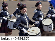 The drummers on the parade (2018 год). Редакционное фото, фотограф Анна Кривицкая / Фотобанк Лори