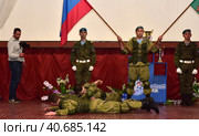 Demonstration performance of airborne fighters (2017 год). Редакционное фото, фотограф Анна Кривицкая / Фотобанк Лори