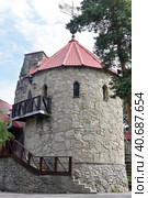 Hans Christian Andersen fairy town for children, Sosnovyy Bor, Russia (2015 год). Редакционное фото, фотограф Анна Кривицкая / Фотобанк Лори