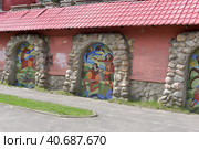 Hans Christian Andersen fairy town for children, Sosnovyy Bor, Russia (2015 год). Редакционное фото, фотограф Анна Кривицкая / Фотобанк Лори