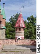 Hans Christian Andersen fairy town for children, Sosnovyy Bor, Russia (2015 год). Редакционное фото, фотограф Анна Кривицкая / Фотобанк Лори