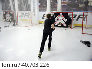 Training complex for hockey players, (2017 год). Редакционное фото, фотограф Анна Кривицкая / Фотобанк Лори