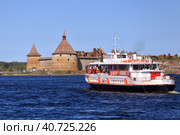 Крепость "Орешек". Головина и Государева башни (2023 год). Редакционное фото, фотограф Роман Рожков / Фотобанк Лори