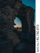 Ruins of an ancient city against a blue sky (2023 год). Стоковое фото, фотограф Ярославский Максим / Фотобанк Лори