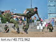 Demonstrative performance of the Marine Corps (2013 год). Редакционное фото, фотограф Анна Кривицкая / Фотобанк Лори
