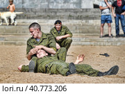 Demonstrative performance of the Marine Corps (2013 год). Редакционное фото, фотограф Анна Кривицкая / Фотобанк Лори