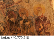 DEMRE, TURKEY  Frescos in the Saint Nicholas (Santa Clause) church  in Demre, Turkey. It's an ancient Byzantine Church (2014 год). Редакционное фото, фотограф Анна Кривицкая / Фотобанк Лори