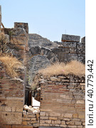 Hie rapolis Ancient City Ruin in Pa mukkale in Turkey (2009 год). Стоковое фото, фотограф Анна Кривицкая / Фотобанк Лори