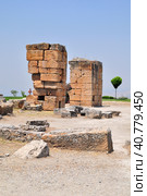 Hie rapolis Ancient City Ruin in Pa mukkale in Turkey (2009 год). Стоковое фото, фотограф Анна Кривицкая / Фотобанк Лори