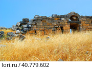Hie rapolis Ancient City Ruin in Pa mukkale in Turkey (2009 год). Стоковое фото, фотограф Анна Кривицкая / Фотобанк Лори