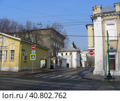 Чертольский переулок. Район Хамовники. Город Москва (2011 год). Редакционное фото, фотограф lana1501 / Фотобанк Лори