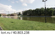 Black Lake Park and recreation area in Kazan (2022 год). Редакционное видео, видеограф Потийко Сергей / Фотобанк Лори