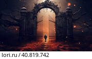 Portal for teleportation. AI Generative. Стоковое AI-изображение, AI-художник Ольга Хорошунова / Фотобанк Лори