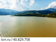 Black river or Song da river, border of Lai Chau province and Dien Bien province, Vietnam (2018 год). Стоковое фото, фотограф Михаил Пряхин / Фотобанк Лори