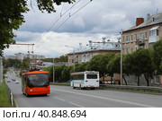 Улица Пятилетки в Березниках Пермского края (2022 год). Редакционное фото, фотограф Иван Дуплик / Фотобанк Лори