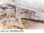 Travertines mountains of Pamukkale in Turkey. Стоковое фото, фотограф Яков Филимонов / Фотобанк Лори