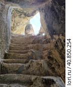Cave monastery Chelter Marmara, Crimea (2021 год). Стоковое фото, фотограф Анна Кривицкая / Фотобанк Лори
