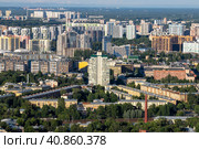 Санкт-Петербург. Новостройки города с высоты птичьего полёта (2023 год). Редакционное фото, фотограф Литвяк Игорь / Фотобанк Лори