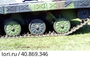 Sremska Mitrovica Serbia May 18, 2019 Demonstrations of tank forces.Armored personnel carrier vehicle - armored transport and combat vehicle for transportation of personnel of motorized rifle. Редакционное видео, видеограф Юлия Петровская / Фотобанк Лори