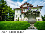 Усадьба Антуана-Анри Жомини (Поселок Баронский) Стоковое фото, фотограф Илья Старков / Фотобанк Лори
