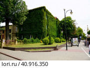 Здание университета имени Янки Купалы в Гродно (2023 год). Стоковое фото, фотограф Максим Соколов / Фотобанк Лори