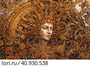 Image of the ancient Slavic pagan god of the sun Yarilo, watercolor style, Generative AI. Стоковое AI-изображение, AI-художник Анна Кривицкая / Фотобанк Лори