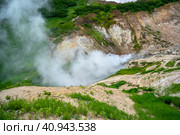 Долина гейзеров. Камчатка. Россия июль 2023. Стоковое фото, фотограф Владимир Макеев / Фотобанк Лори