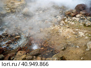 Долина гейзеров. Камчатка. Россия июль 2023. Стоковое фото, фотограф Владимир Макеев / Фотобанк Лори