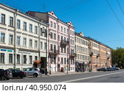 Кирочная улица. Доходный дом Ф. В. Коробова. Санкт-Петербург (2023 год). Редакционное фото, фотограф Александр Щепин / Фотобанк Лори
