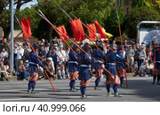 The army of feudal lord at the autumn Nagoya festival. Japan (2019 год). Редакционное фото, фотограф Сергей Пристяжнюк (Serg Zastavkin) / Фотобанк Лори