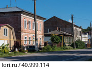 Чекалин. Калужская улица (2023 год). Стоковое фото, фотограф Бурмистрова Ирина / Фотобанк Лори