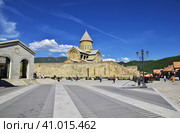 Mtskheta, Georgia - 04 May 2013: The church in city Mtskheta, Georgia. Редакционное фото, фотограф Сергей Стрелков / Фотобанк Лори
