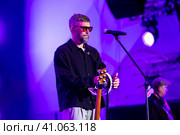 Концерт группы "Uma2rman". Владимир Кристовский (2023 год). Редакционное фото, фотограф Михаил Ворожцов / Фотобанк Лори