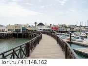 PLAYA BLANCA, LANZAROTE - JULY 18, 2022: Marina Rubicon of Playa Blanca. Playa Blanca is the southernmost town of the Spanish island of Lanzarote. It is the newest resort on the island. Редакционное фото, фотограф Sergey Kohl / Фотобанк Лори