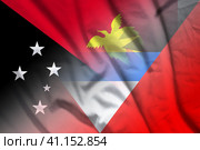Papua New Guinea and Antigua and Barbuda official flag transborder negotiation ATG PNG. Стоковая иллюстрация, иллюстратор Кабак Дмитрий / Фотобанк Лори