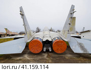Military aircraft fighters at the airport. Old decommissioned aircraft. Krasnodar airfield. Стоковое фото, фотограф Леонид Еремейчук / Фотобанк Лори
