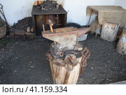Old forge anvil. Стоковое фото, фотограф Леонид Еремейчук / Фотобанк Лори