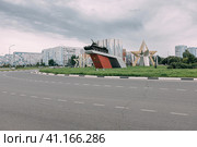 Танк Т-34, Кемерово (2023 год). Редакционное фото, фотограф Андрей Доронченко / Фотобанк Лори