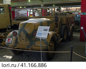 Тяжелый командирский автомобиль Phanomen Granit 1500A Kfz.70, 1943 год, Германия. Музей военной техники "Моторы войны", Москва. (2023 год). Редакционное фото, фотограф Сергей Рыбин / Фотобанк Лори