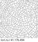 Craquelure on the Surface Seamless Pattern. Стоковая иллюстрация, иллюстратор Vicgmyr / Фотобанк Лори