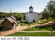 Fortress in Staraya Ladoga (2023 год). Редакционное фото, фотограф Юлия Бабкина / Фотобанк Лори