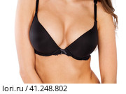Woman breast in uplift. Стоковое фото, фотограф Андрей Аркуша / Фотобанк Лори