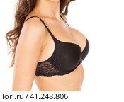 Woman breast in uplift. Стоковое фото, фотограф Андрей Аркуша / Фотобанк Лори