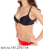 Woman breast in uplift. Стоковое фото, фотограф Андрей Аркуша / Фотобанк Лори