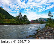 Река Чуя. Горный Алтай. Стоковое фото, фотограф Макаров Алексей / Фотобанк Лори